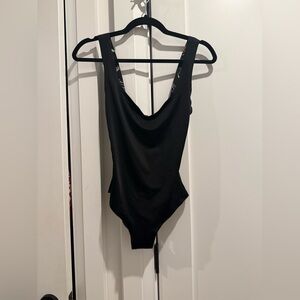 Black reversible Agua Bendita Astral Story Tina One Piece Swimsuit